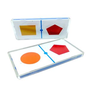 Domino Mediano Geometría Y Colores